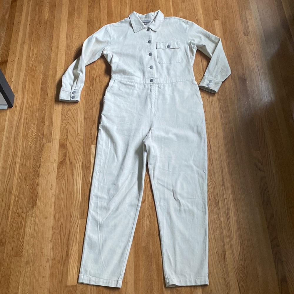 Sandy Liang for Target Cream Cotton Jumpsuit Size 10